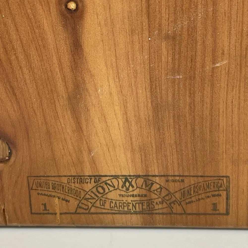 Vtg Bible‎ KJV Memorial Ed & Wood Box -Street Electric Railway- Union Made - USA